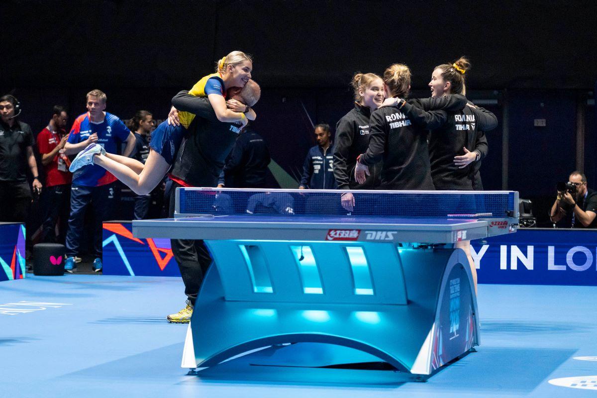 Berni Szocs, după marea victorie a României la tenis de masă: „Vis devenit realitate, ne doream de mult medalia mondială!”
