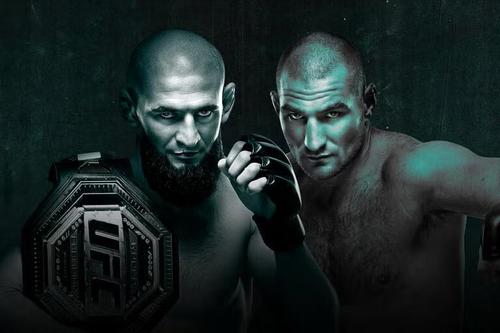 Khamzat Chimaev și Sean Strickland // Foto: UFC