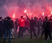 Slavia Praga - Saprta Praga, meciul de titlu, întrerupt de fanii oaspeților / foto: Imago