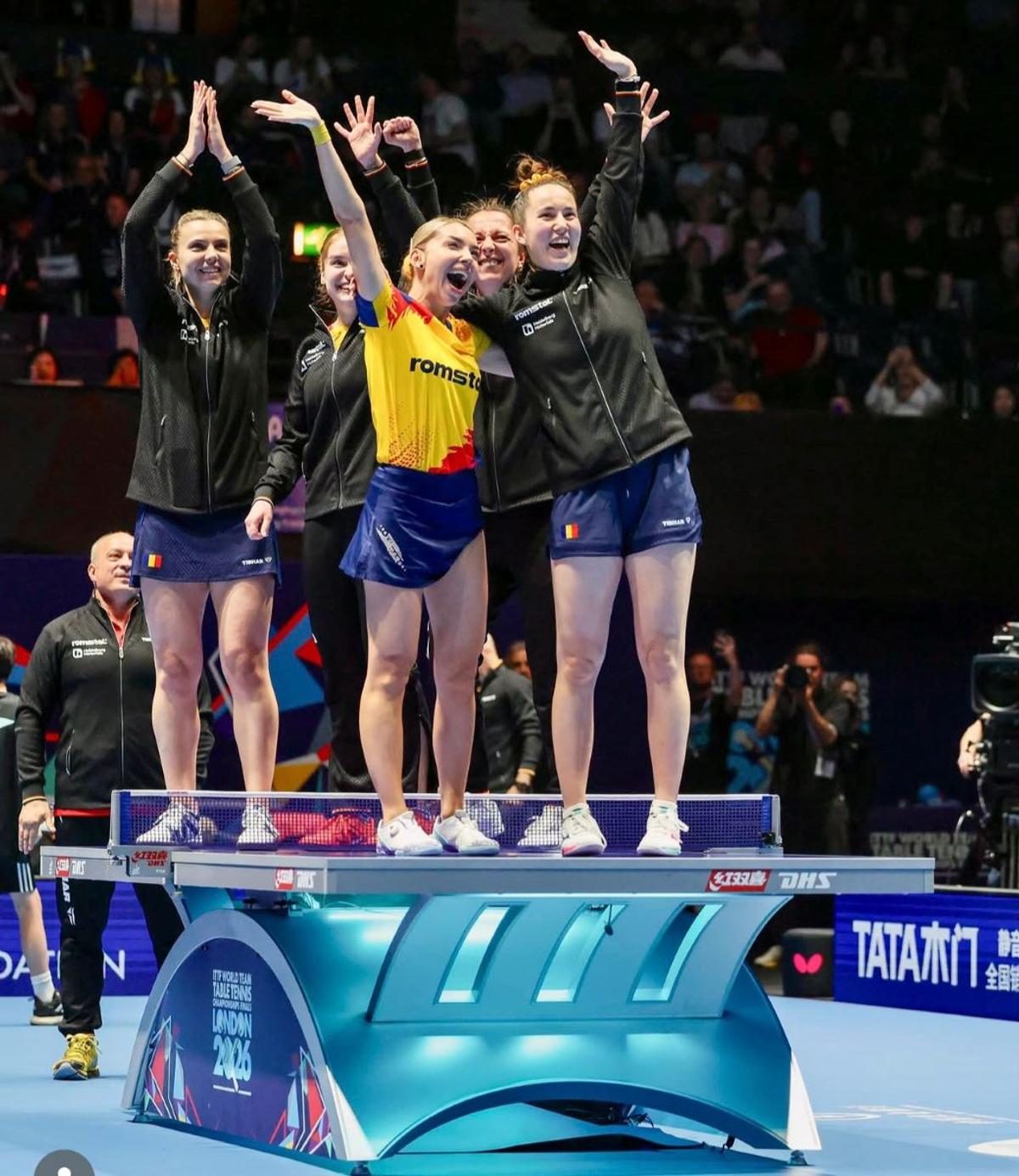 Medalie mondială după 26 de ani! România, sigură de podium la CM de tenis de masă pe echipe