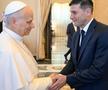 Cristi Chivu și Inter, vizită la Vatican // Sursă foto @vaticannews.va