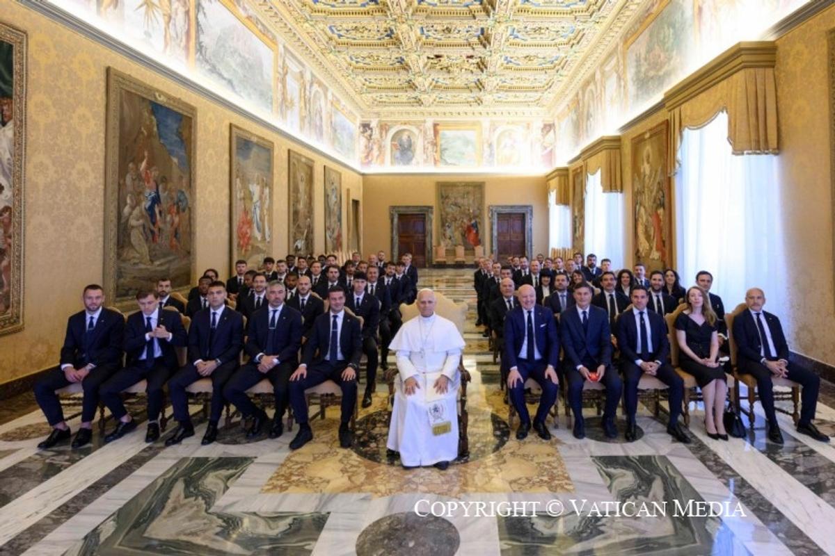 Cristi Chivu și Inter, vizită la Vatican