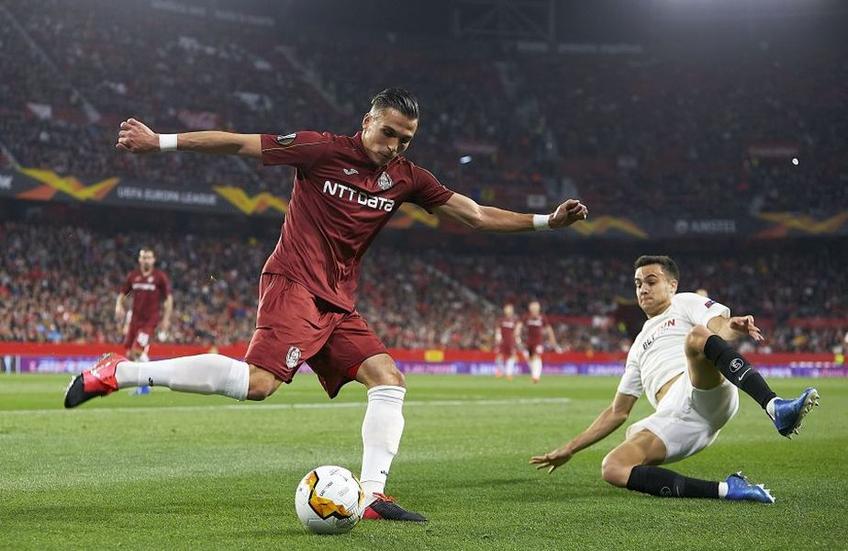 Cristi Manea (stânga) a revenit la CFR Cluj în ianuarie