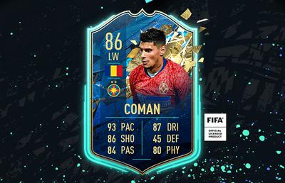 Florinel Coman a primit un card senzațional în FIFA 20 Ultimate Team