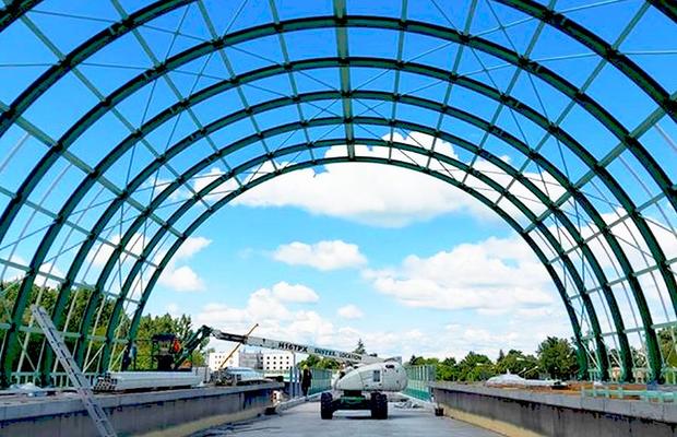 FOTO Noi imagini de la calea ferată Otopeni - Gara de Nord » Proiectul e la un pas de finalizare