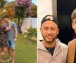 Neymar, alături de Tiago Ramos (în dreapta)