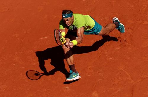 Rafael Nadal pe zgura de la Paris FOTO Guliver/GettyImages