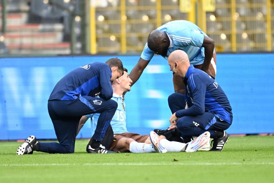Thomas Meunier s-a accidentat în amicalul Belgia - Luxemburg 3-0. Foto: Imago Images Criză la adversara României » A rămas în 5 fundași înaintea primului meci la EURO 2024