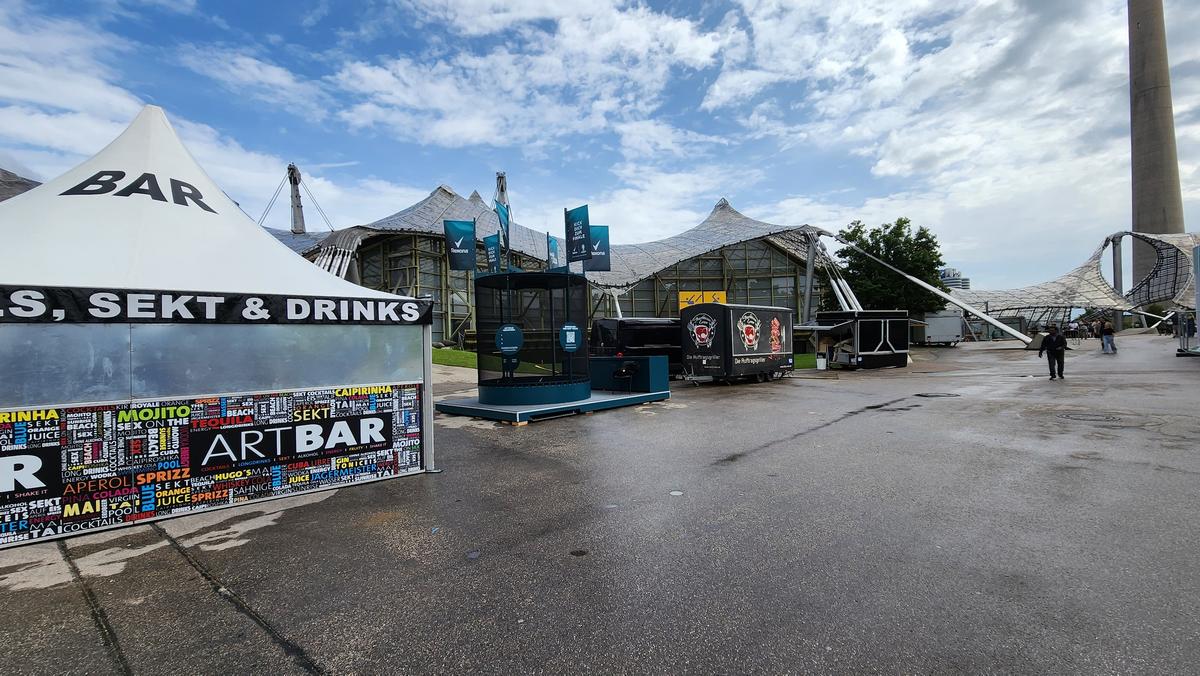 Cum arată lucrările la Fan Zone-ul EURO 2024 din Munchen