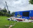 Românii lucrează de zor la fan zone-ul din Munchen, unde o bere costă cât un bilet la FCSB - Dinamo! » Spectacol grandios pregătit pentru fanii fără bilet