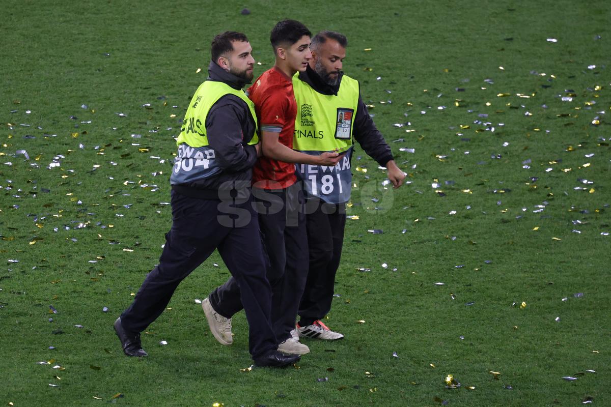 Imagini după finala Ligii Naţiunilor