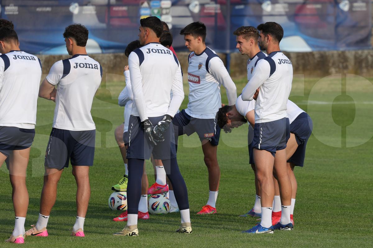 Antrenament România U21 la Bratislava