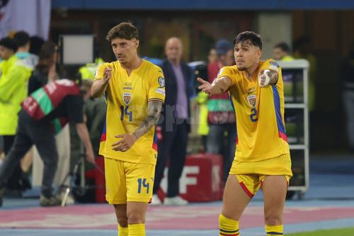 David Miculescu și Andrei Rațiu în Austria - România 2-1 / Foto: Ionuț Iordache GSP