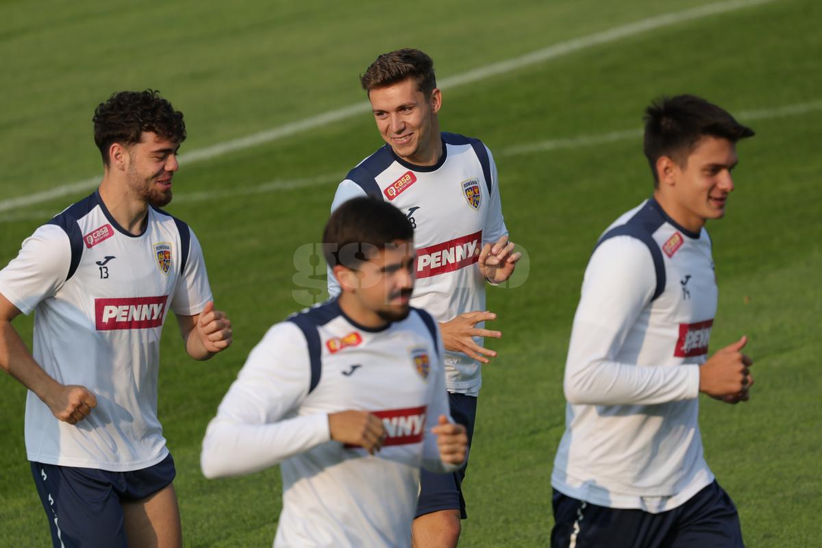 Antrenament România U21 la Bratislava