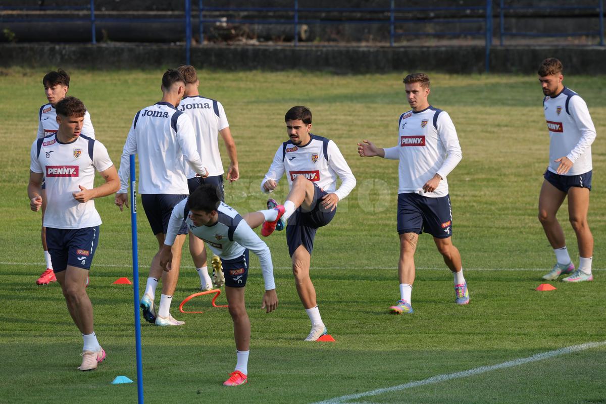 Antrenament România U21 la Bratislava