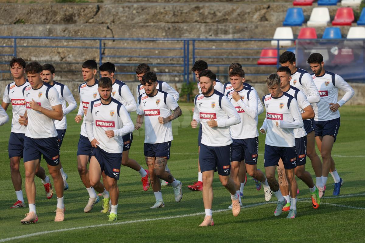 Antrenament România U21 la Bratislava