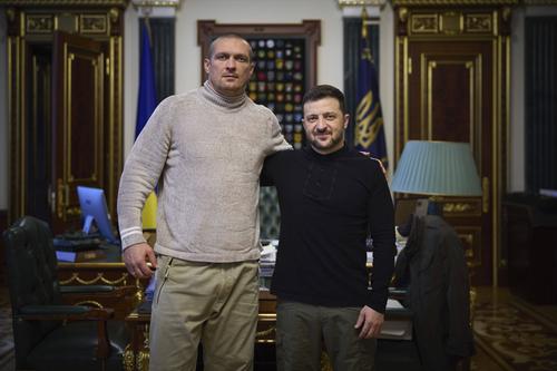 Usyk și Zelenski / FOTO: Imago