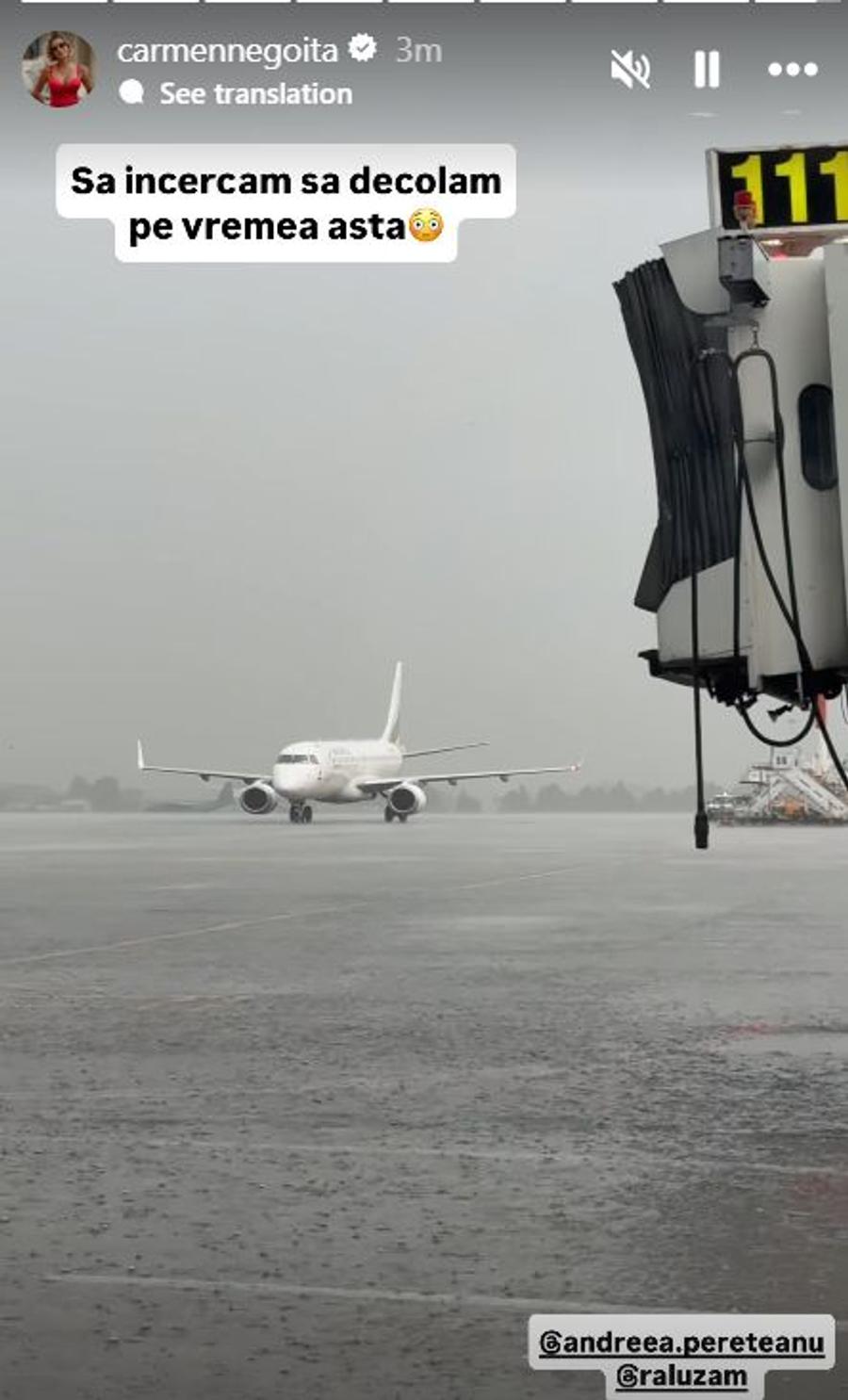 Ce a pățit Carmen Negoiță din cauza codului portocaliu din București: „Să încercăm ...”