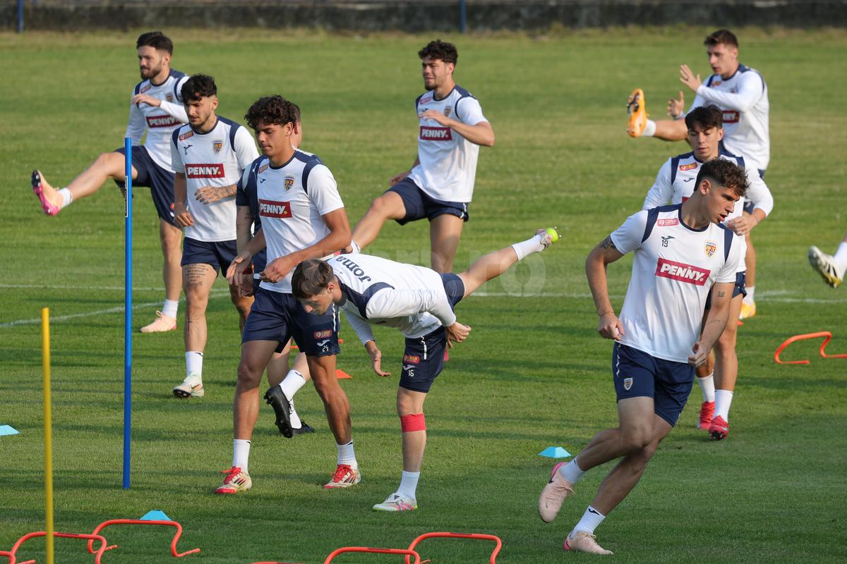 Antrenament România U21 la Bratislava
