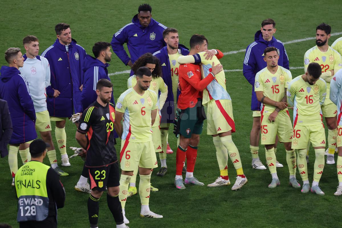 Imagini după finala Ligii Naţiunilor