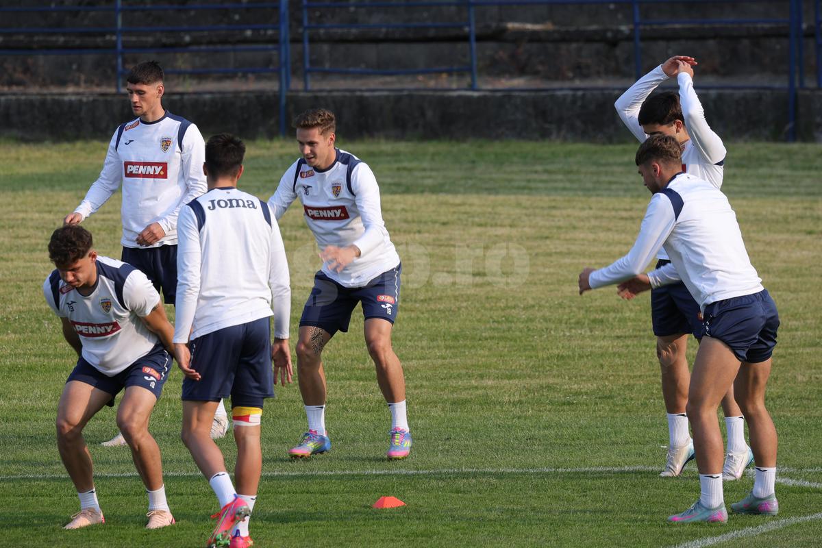 Antrenament România U21 la Bratislava