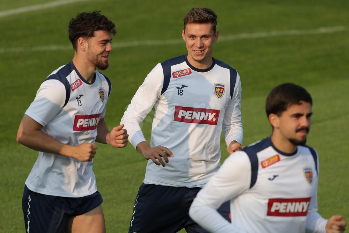 Antrenament România U21 la Bratislava