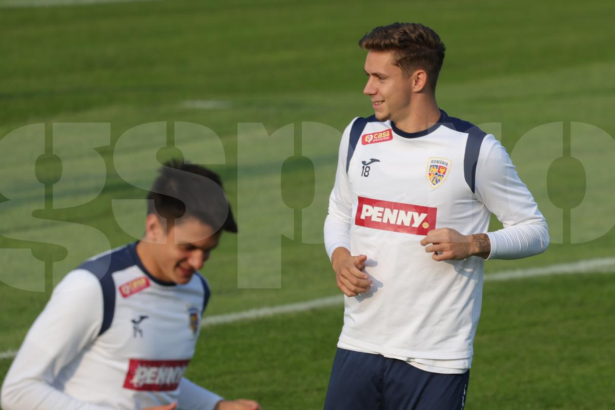 Antrenament România U21 la Bratislava