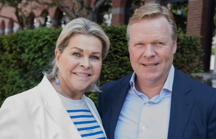 Ronald Koeman, selecționerul Olandei, și soția lui, Bartina / Foto: Instagram Caz cutremurător: „Eu sunt la Mondial, ea face chemioterapie. Visăm împreună la finala din New York”