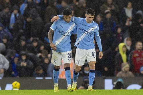 Savinho (stânga) și Phil Foden (dreapta) / Foto: Imago Images