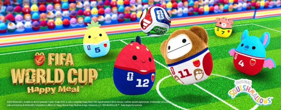 FIFA World Cup 26 vine la McDonald’s: magia meciurilor este completată de meniul în ediție limitată și experiențe inedite pentru fanii fotbalului