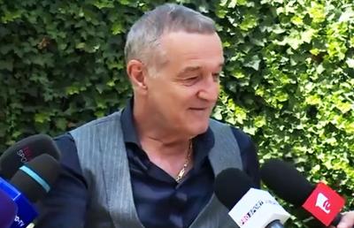 Gigi Becali și-a întrerupt interviul: „Cine miroase a băutură? Tu?”