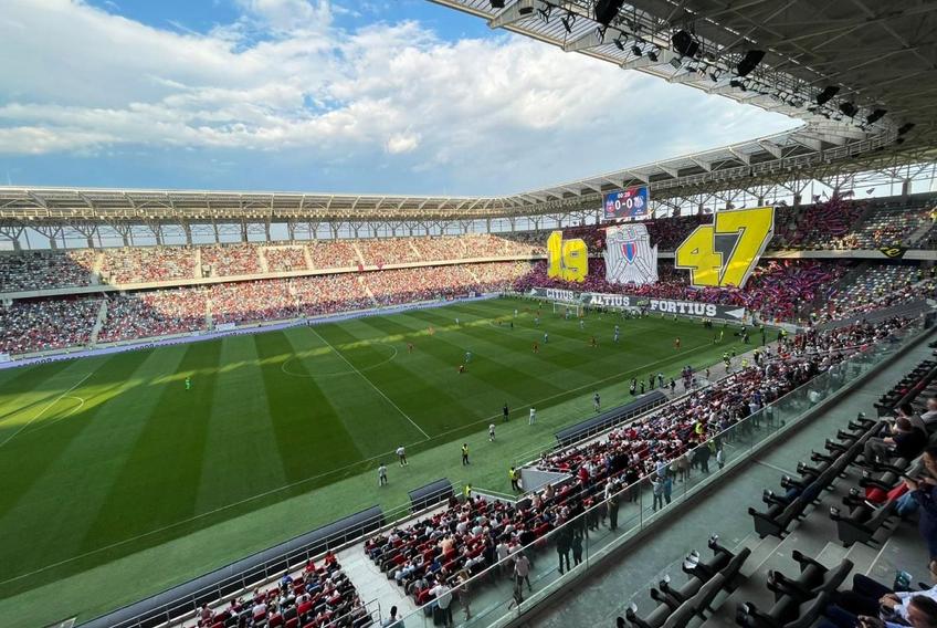 Gigi Becali nu și-a luat gândul de la stadionul Steaua. FOTO: Gazeta Sporturilor