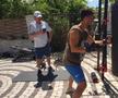 Ronaldo Deaconu nu stă pre mult departe de sala de forță și de minge nici în vacanță.