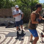 Ronaldo Deaconu nu stă prea mult departe de sala de forță și de minge nici în vacanță.