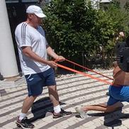 Ronaldo Deaconu nu stă prea mult departe de sala de forță și de minge nici în vacanță.
