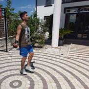 Ronaldo Deaconu nu stă prea mult departe de sala de forță și de minge nici în vacanță.
