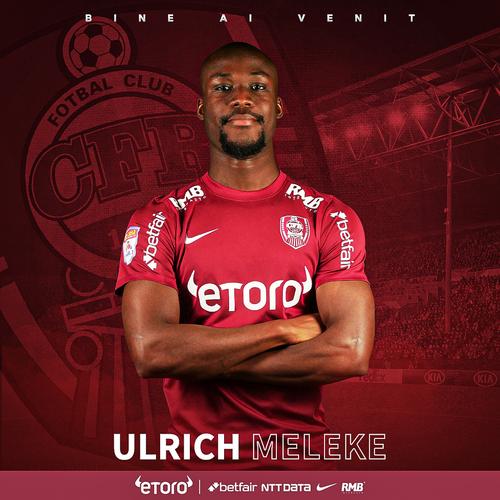 CFR Cluj l-a prezentat pe Meleke / Sursă foto: cfr1907.ro