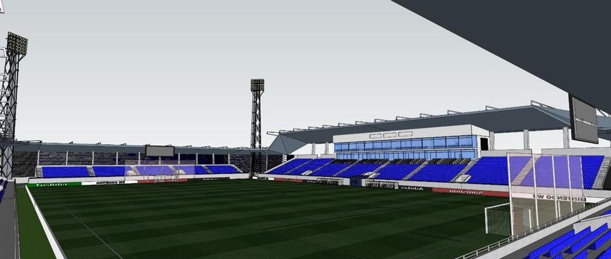 Plan stadion Academica Clinceni