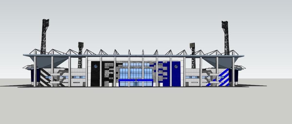 Plan stadion Academica Clinceni