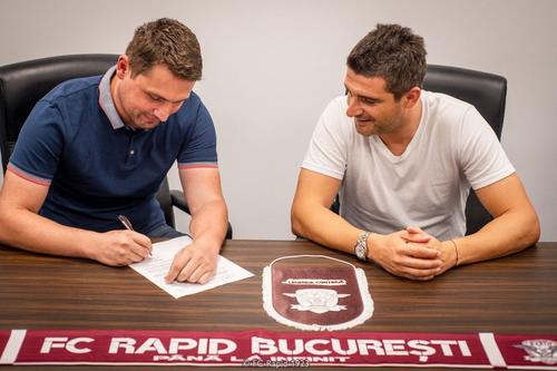 Valentin Negru este noul antrenor al echipei secunde de la Rapid // foto: Facebook