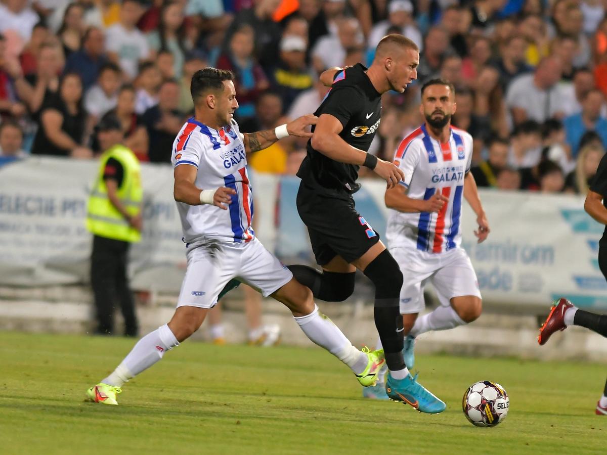 FCSB s-a chinuit cu Oțelul, nou-promovată în „B” » Vicecampiona, anihilată mai bine de o oră la Galați