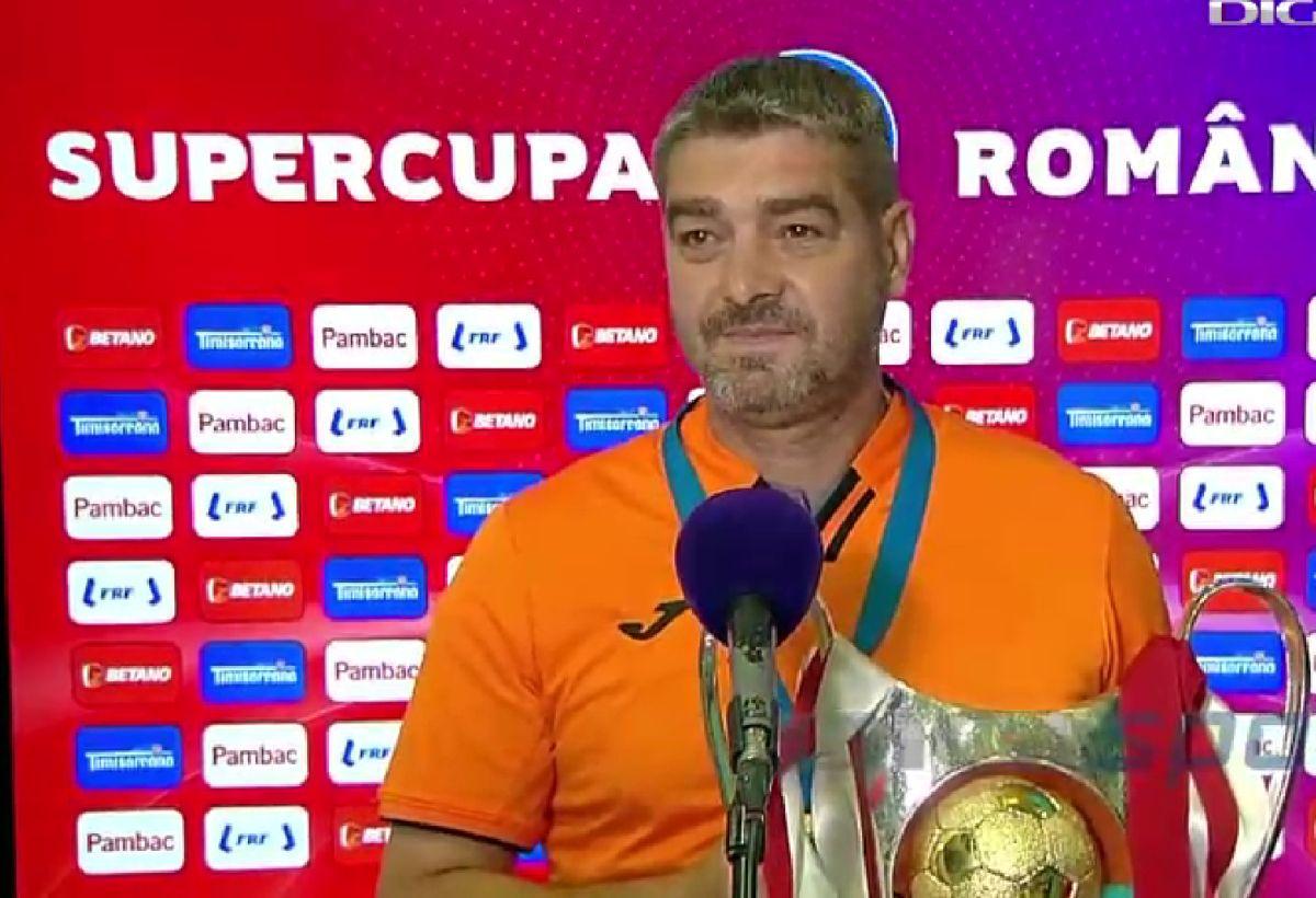 Liviu Ciobotariu, după ce Sepsi a cucerit a doua Supercupă la rând: „Spuneam că trebuia să vin aici ca să câștig un trofeu”