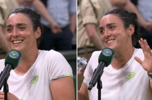 Ons Jabeur / Captură@ Twitter The Tennis Letter