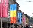 Drapele ale României au fost ancorate în Wurzburg pe perioada Euro 2024