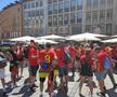Spaniolii au făcut show în Marienplatz, francezii au rămas datori » Care a fost atmosfera în Munchen înainte de Spania - Franța + Agitație în fanzone