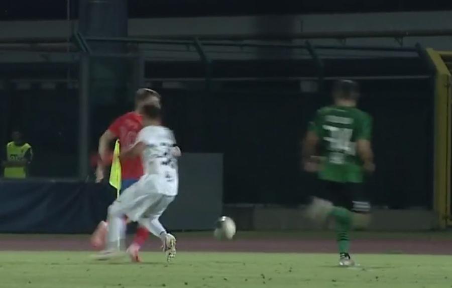 Passaniti, ieșire hazardată la golul de 0-3 Cu ei a jucat FCSB! Scene HILARE în timpul meciului din San Marino