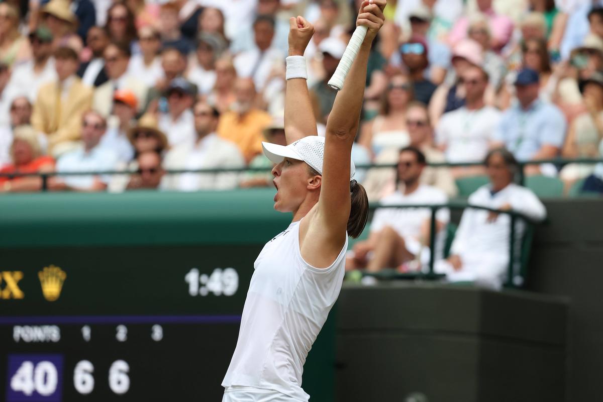Iga Swiatek - Liudmila Samsonova 6-2, 7-5, în „sferturi” la Wimbledon