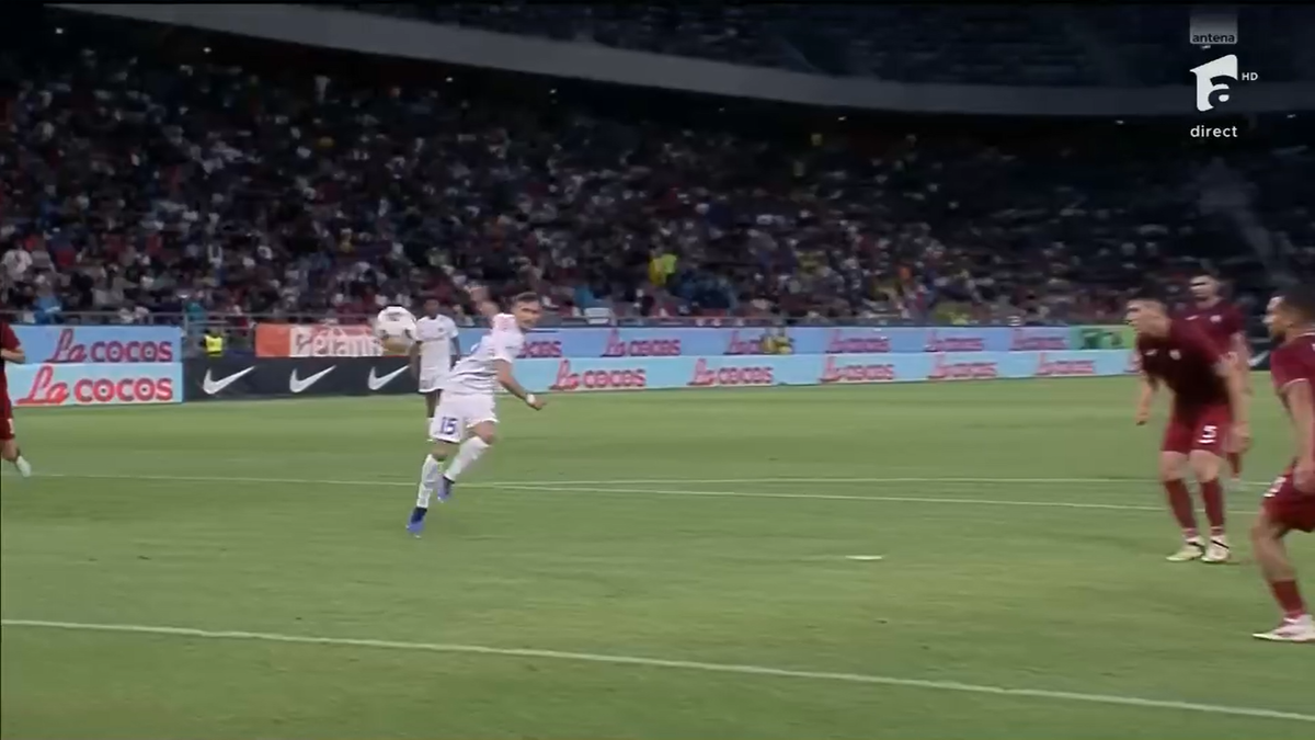 Golul marcat de Ștefănescu în FCSB - Inter D'Escaldes