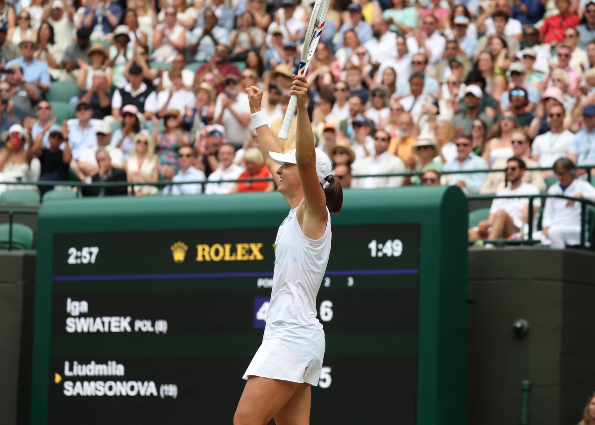 Iga Swiatek - Liudmila Samsonova 6-2, 7-5, în „sferturi” la Wimbledon