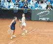 Alexandra Dulgheru și Simona Halep la meciul demonstrativ de la Iași FOTO Roxana Fleșeru